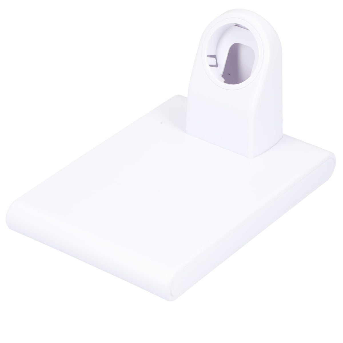 Mate Wireless Charging Pad with Apple Watch Holder Full Color - White - Left Angle 4