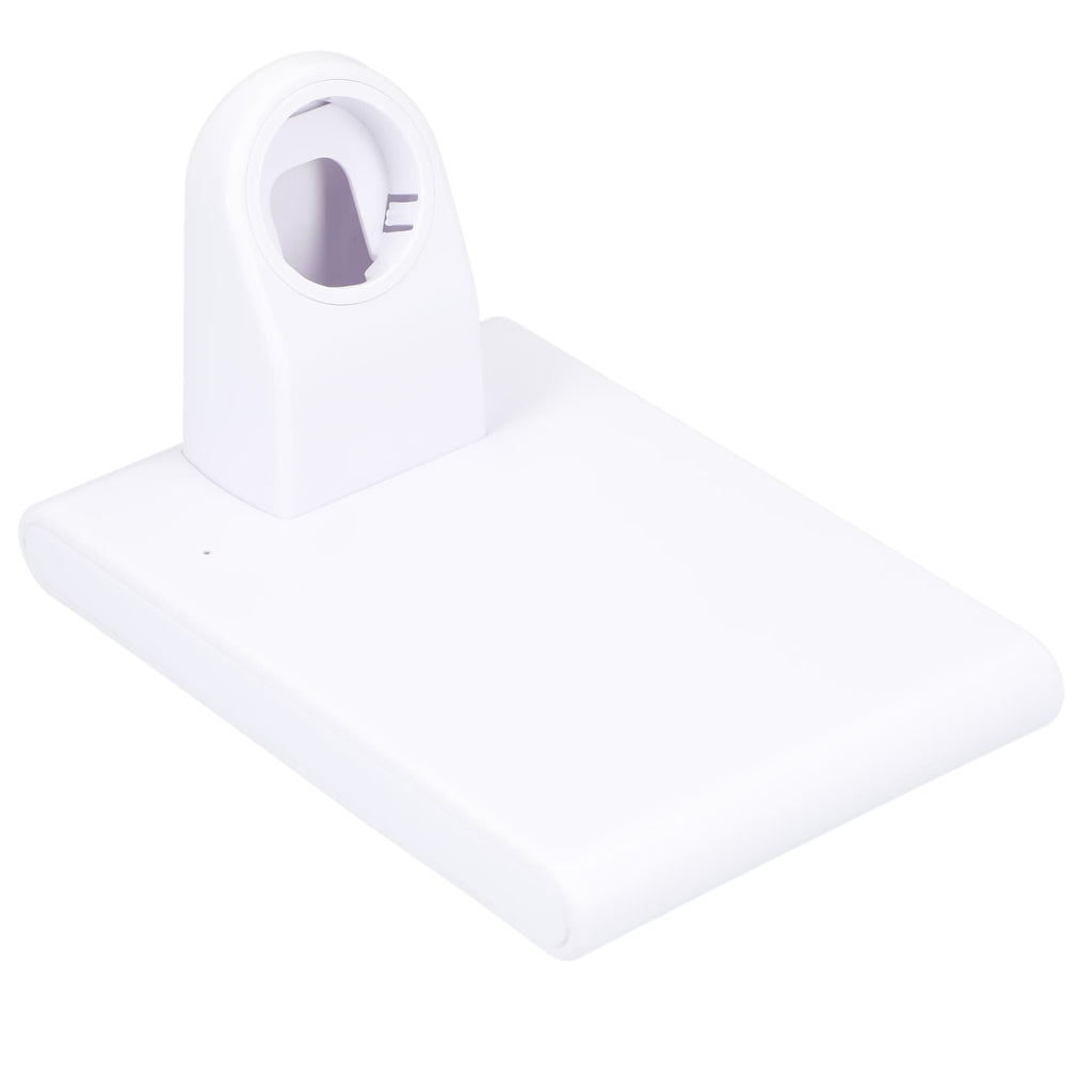 Mate Wireless Charging Pad with Apple Watch Holder Full Color - White - Right Angle 3