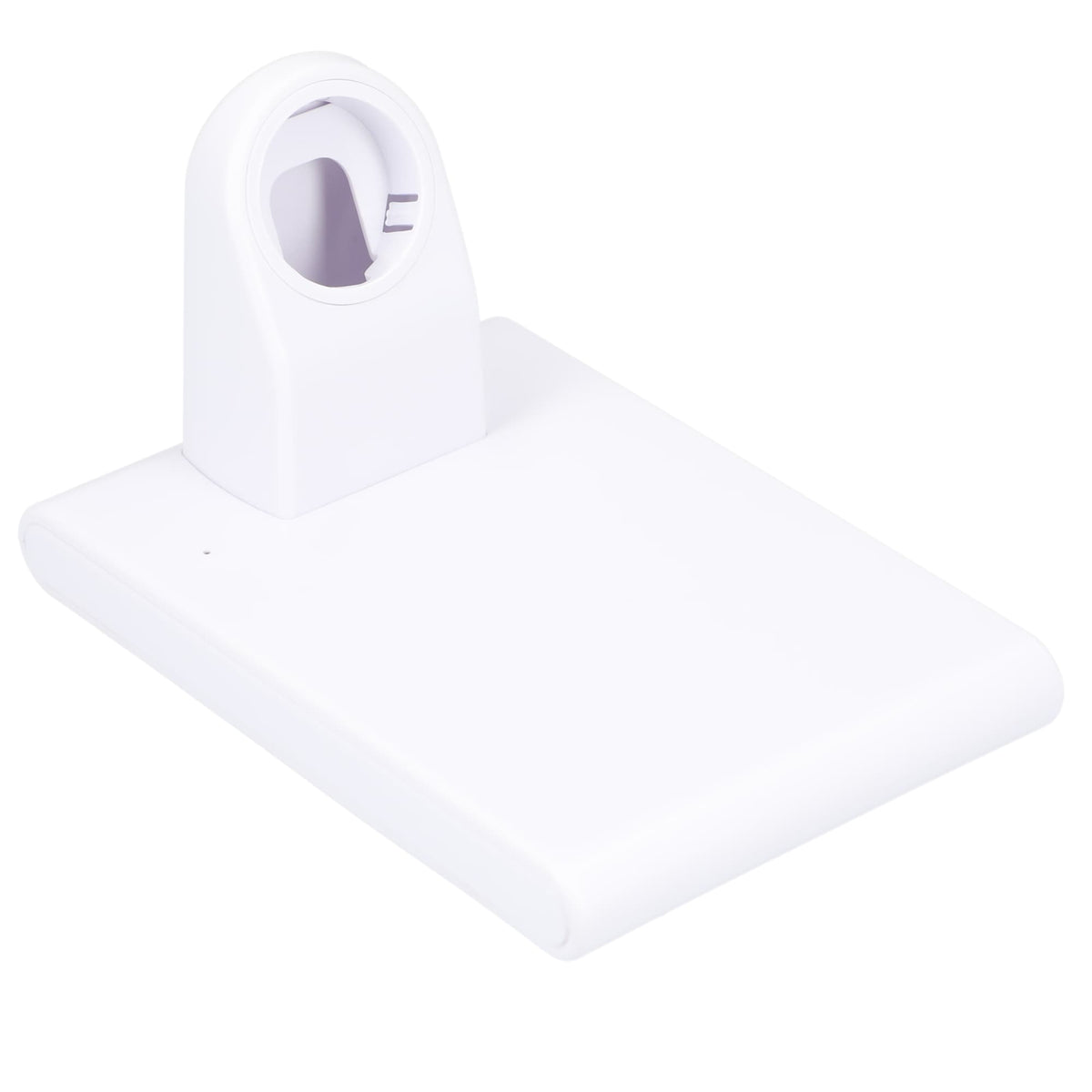 Mate Wireless Charging Pad with Apple Watch Holder Full Color - White - Right Angle 3