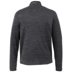 Mather Performance Knit Half Zip with Thumb Holes for Men Transfer - Heather Dark Charcoal - Back Flat