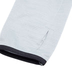 Mather Performance Knit Half Zip with Thumb Holes for Men Transfer - Light Heather Grey - Flat 2