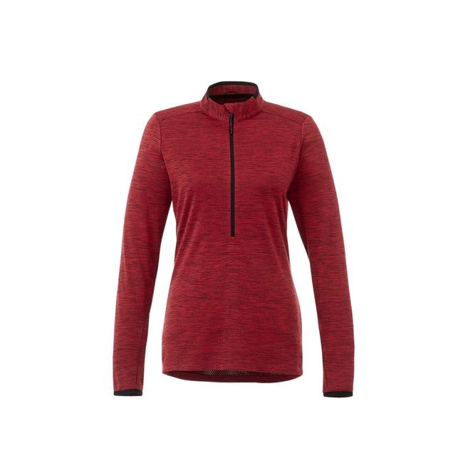 Mather Performance Knit Half Zip with Thumb Holes for Women Transfer