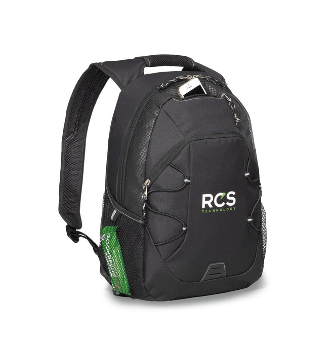 Matrix Sport Mesh Laptop Backpack Embroidery