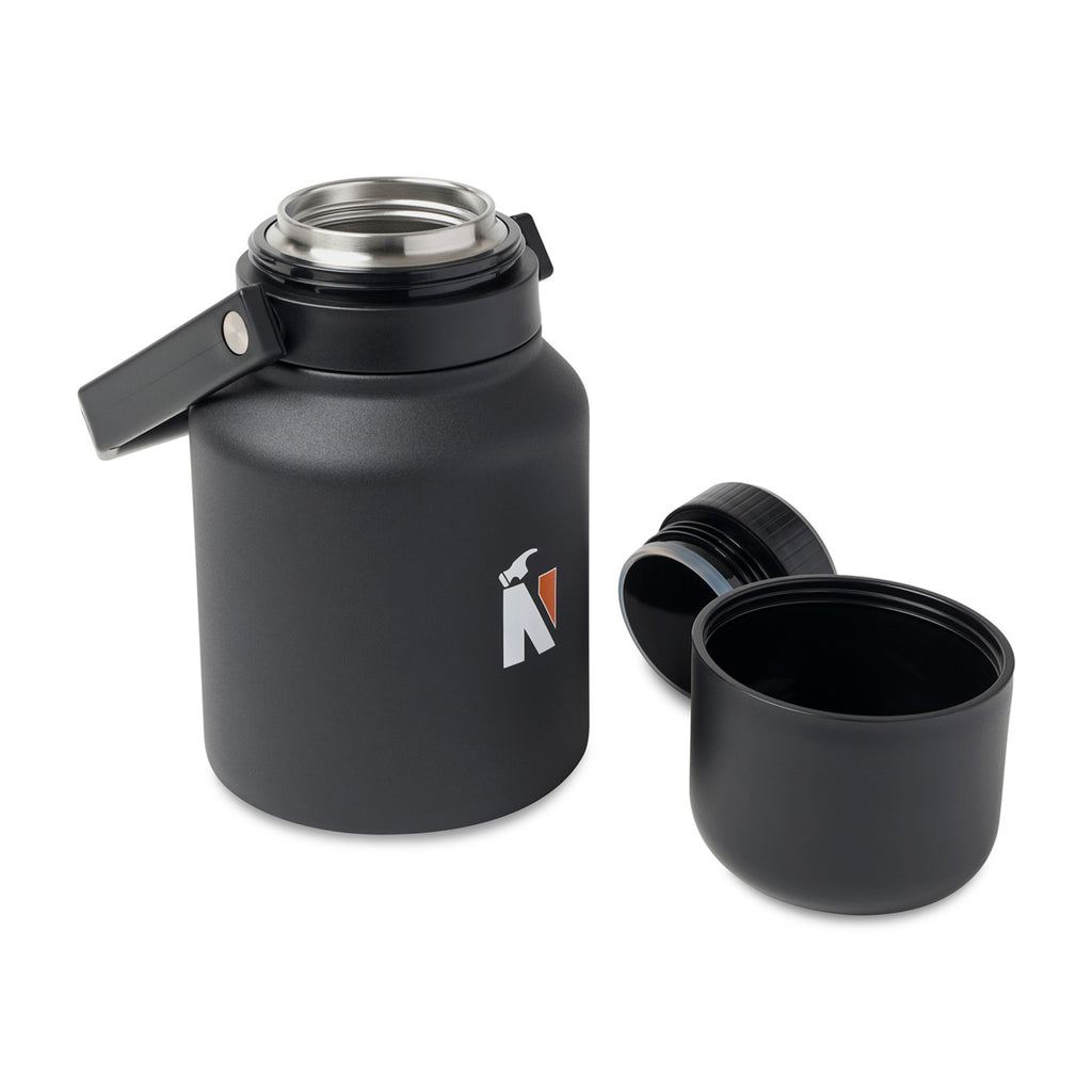 Matte Black Soup and Coffee Thermos, 44 oz Full Color - Black - View 2