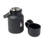 Matte Black Soup and Coffee Thermos, 44 oz Laser Engraving - Black - View 2