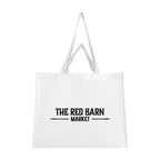 Matte Laminated Recycled Dual Handle Shopper Tote Bag - White - Silk Screen