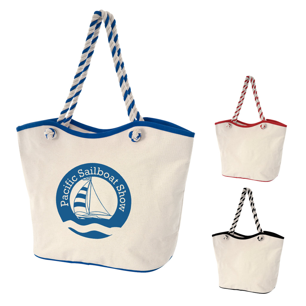 Maui Laminated Cotton Tote Bag, 8 oz