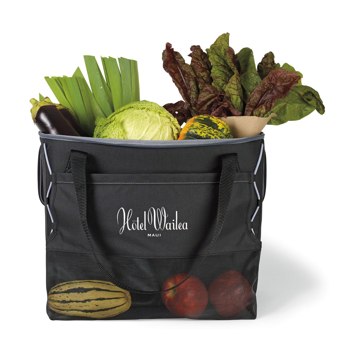 Maui Pacific Beach Cooler Tote, 36 Cans Embroidery - Black - View 2
