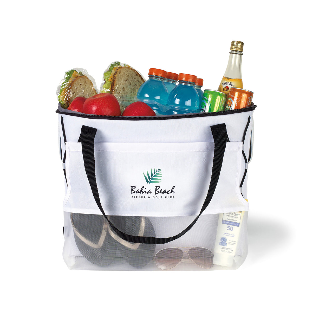 Maui Pacific Beach Cooler Tote, 36 Cans - White - View 2