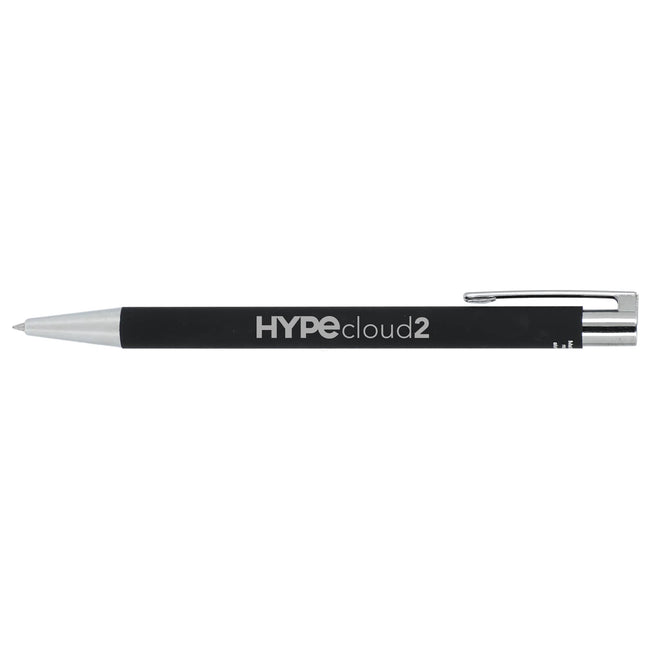Maxi Soft Touch Gel Pen in Recycled Aluminum Full Color