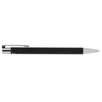 Maxi Soft Touch Gel Pen in Recycled Aluminum Full Color - Black - Right Side 2