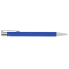 Maxi Soft Touch Gel Pen in Recycled Aluminum Full Color - Blue - Right Side 2