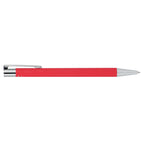 Maxi Soft Touch Gel Pen in Recycled Aluminum Full Color - Red - Right Side 2