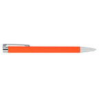 Maxi Soft Touch Gel Pen in Recycled Aluminum Laser Engraving - Orange - Right Side 2
