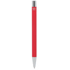 Maxi Soft Touch Gel Pen in Recycled Aluminum Laser Engraving - Red - Back