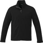 Maxson Tall Waterproof Softshell Jacket for Men Laser Engraving - Black - Front Flat