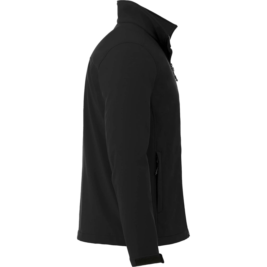 Maxson Waterproof Softshell Jacket for Men Debossing - Black - Right Side