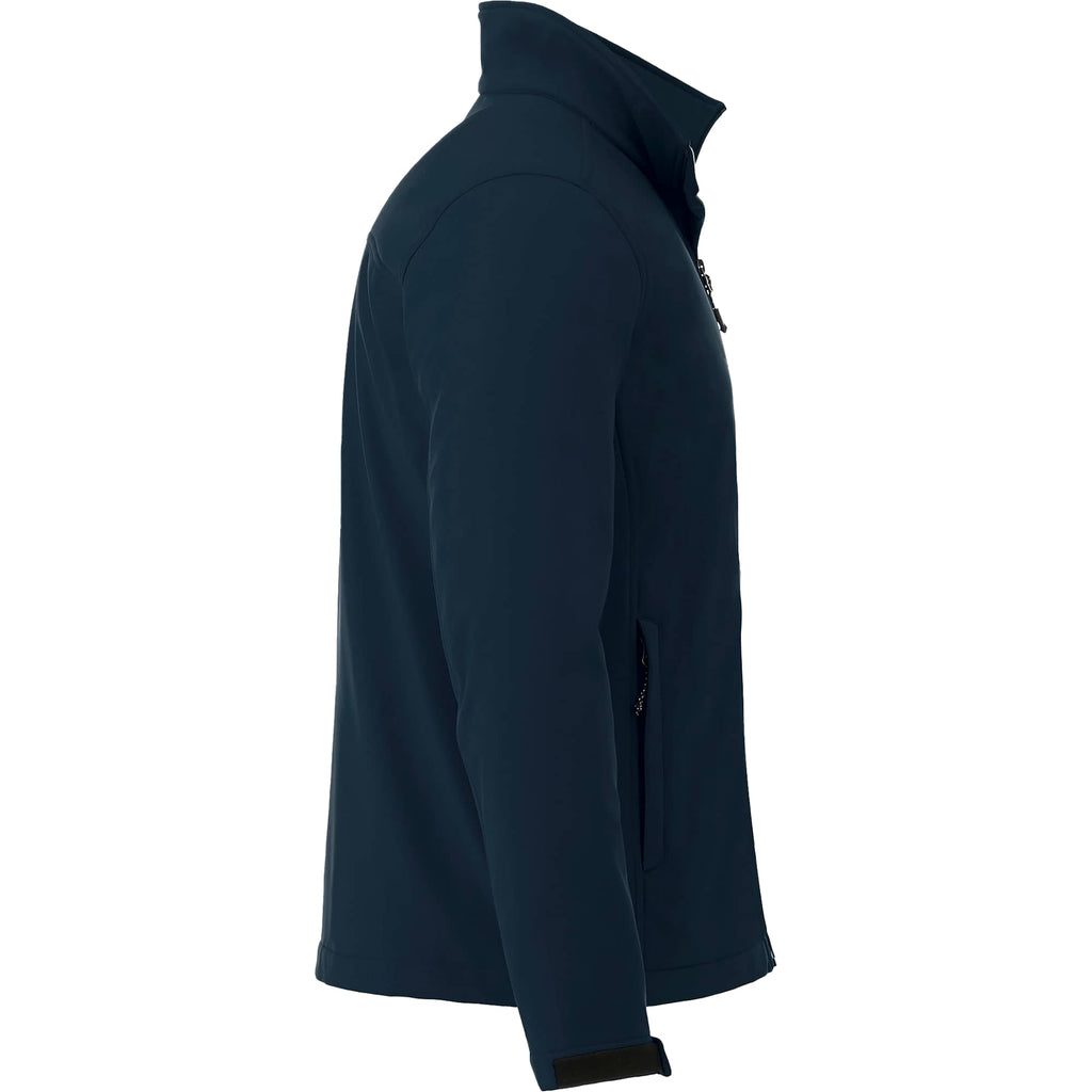 Maxson Waterproof Softshell Jacket for Men Debossing - Navy - Right Side