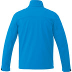 Maxson Waterproof Softshell Jacket for Men Debossing - Olympic Blue - Back Flat
