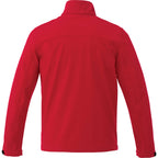 Maxson Waterproof Softshell Jacket for Men Debossing - Team Red - Back Flat