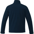 Maxson Waterproof Softshell Jacket for Men Embroidery - Navy - Back Flat