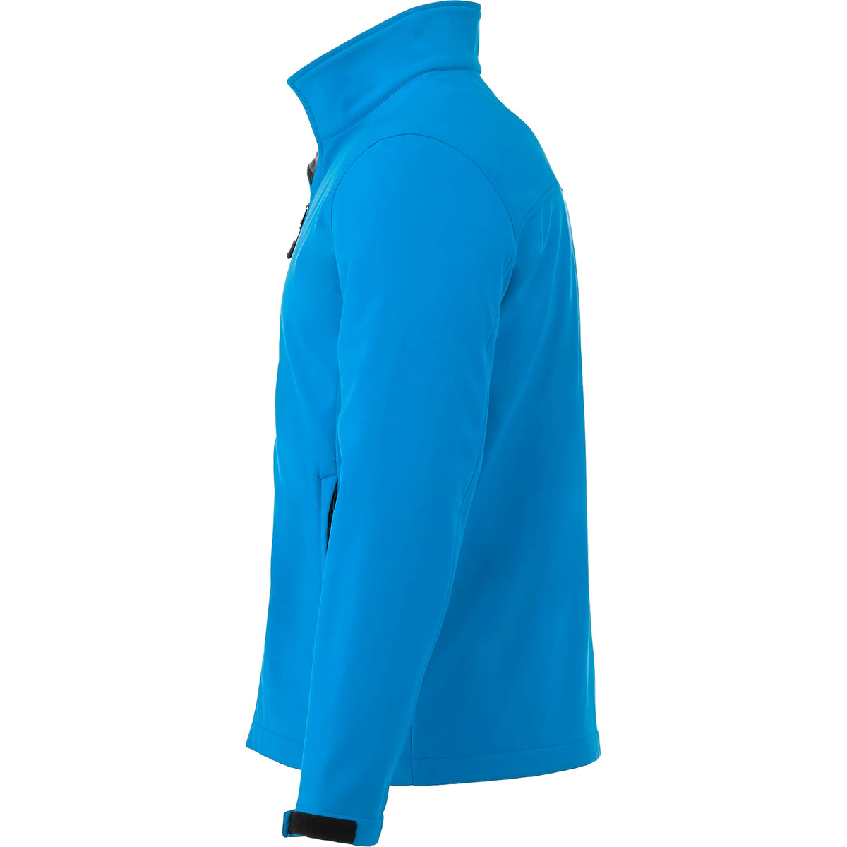 Maxson Waterproof Softshell Jacket for Men Embroidery - Olympic Blue - Left Side