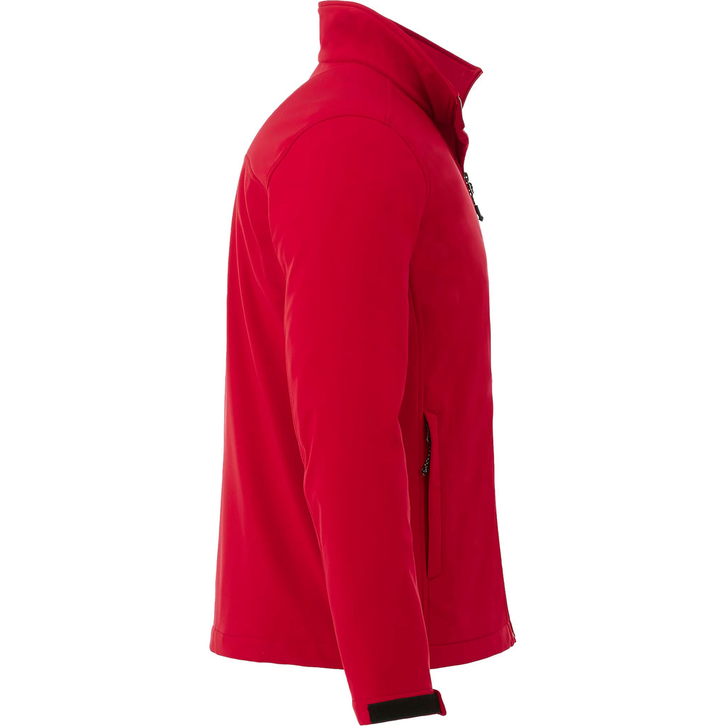 Maxson Waterproof Softshell Jacket for Men Embroidery - Team Red - Right Side