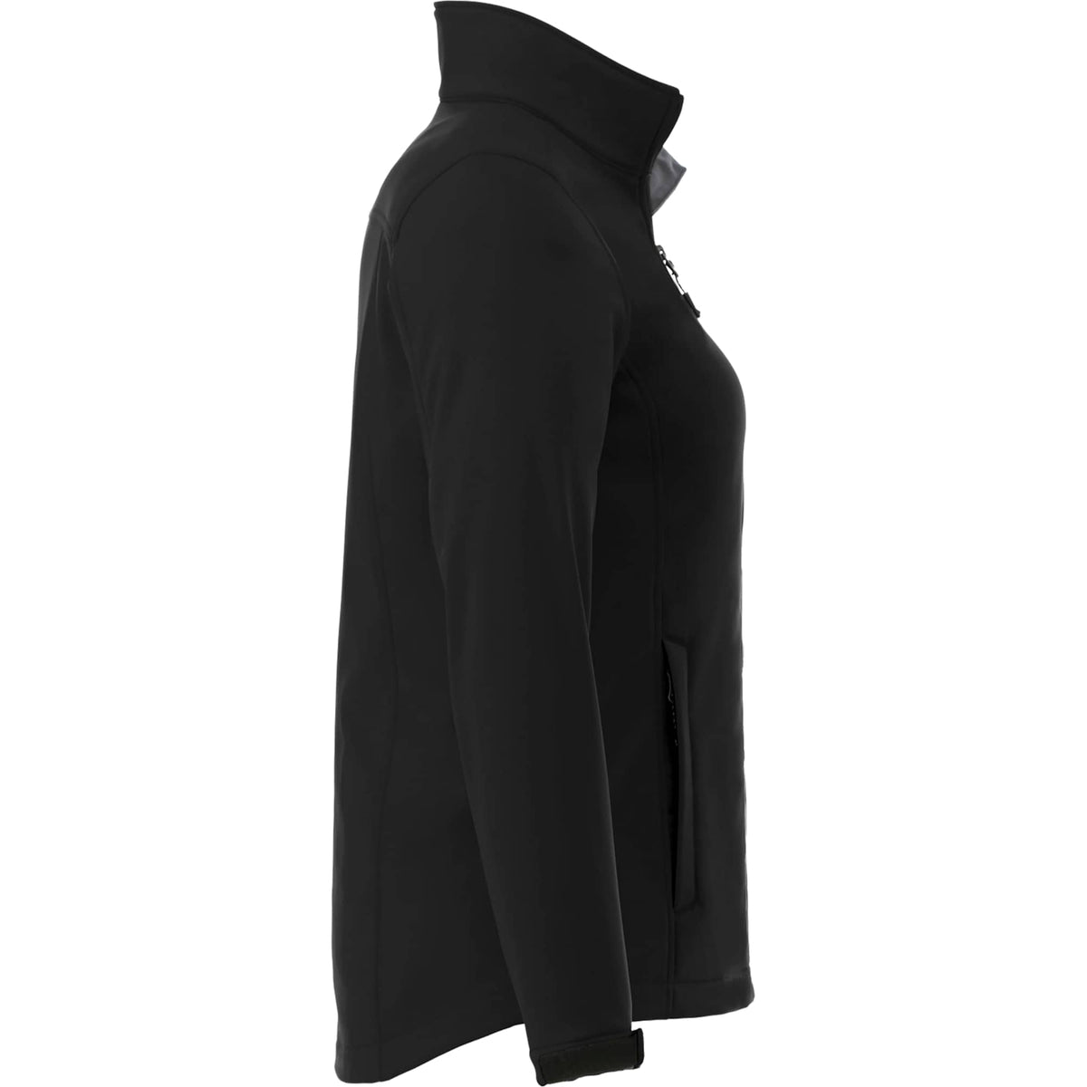 Maxson Waterproof Softshell Jacket for Women Debossing - Black - Right Side