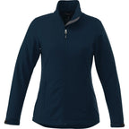 Maxson Waterproof Softshell Jacket for Women Debossing - Navy - Front Flat