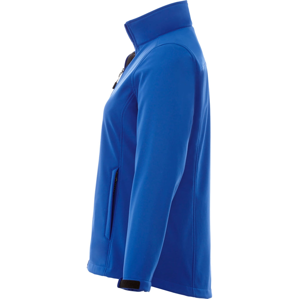 Maxson Waterproof Softshell Jacket for Women Debossing - New Royal - Left Side