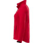 Maxson Waterproof Softshell Jacket for Women Debossing - Team Red - Left Side