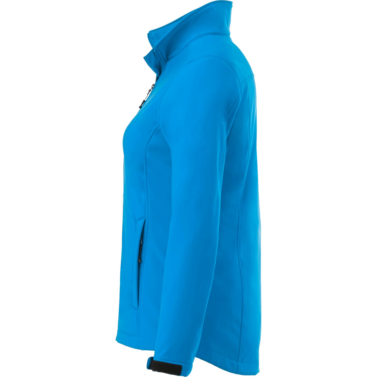 Maxson Waterproof Softshell Jacket for Women Embroidery - Olympic Blue - Left Side