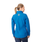 Maxson Waterproof Softshell Jacket for Women Transfer - Olympic Blue - Back On Model
