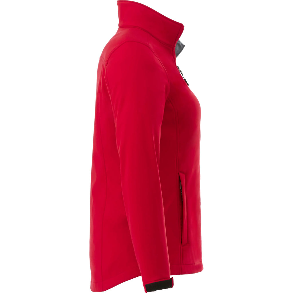 Maxson Waterproof Softshell Jacket for Women Transfer - Team Red - Right Side