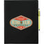 Maxx Padfolio with Refillable Notepad - Black - Front
