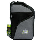 McKinley Laptop Sling Backpack, 15 Inch - Black-Heather Grey - View 5