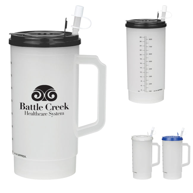 Medical Tumbler with Measurements, 32 oz