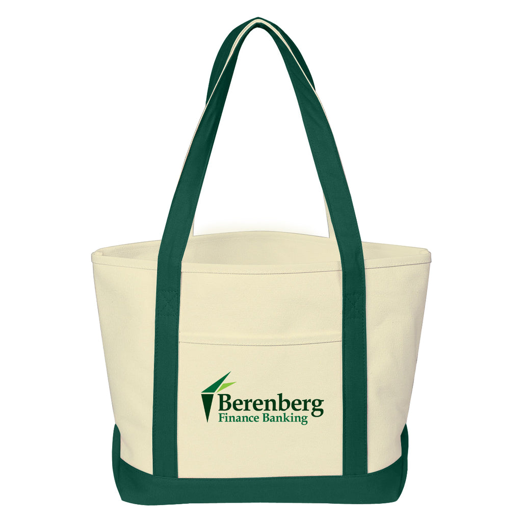 Medium Starboard Recycled Cotton Canvas Tote, 24 oz - Colorbrite
