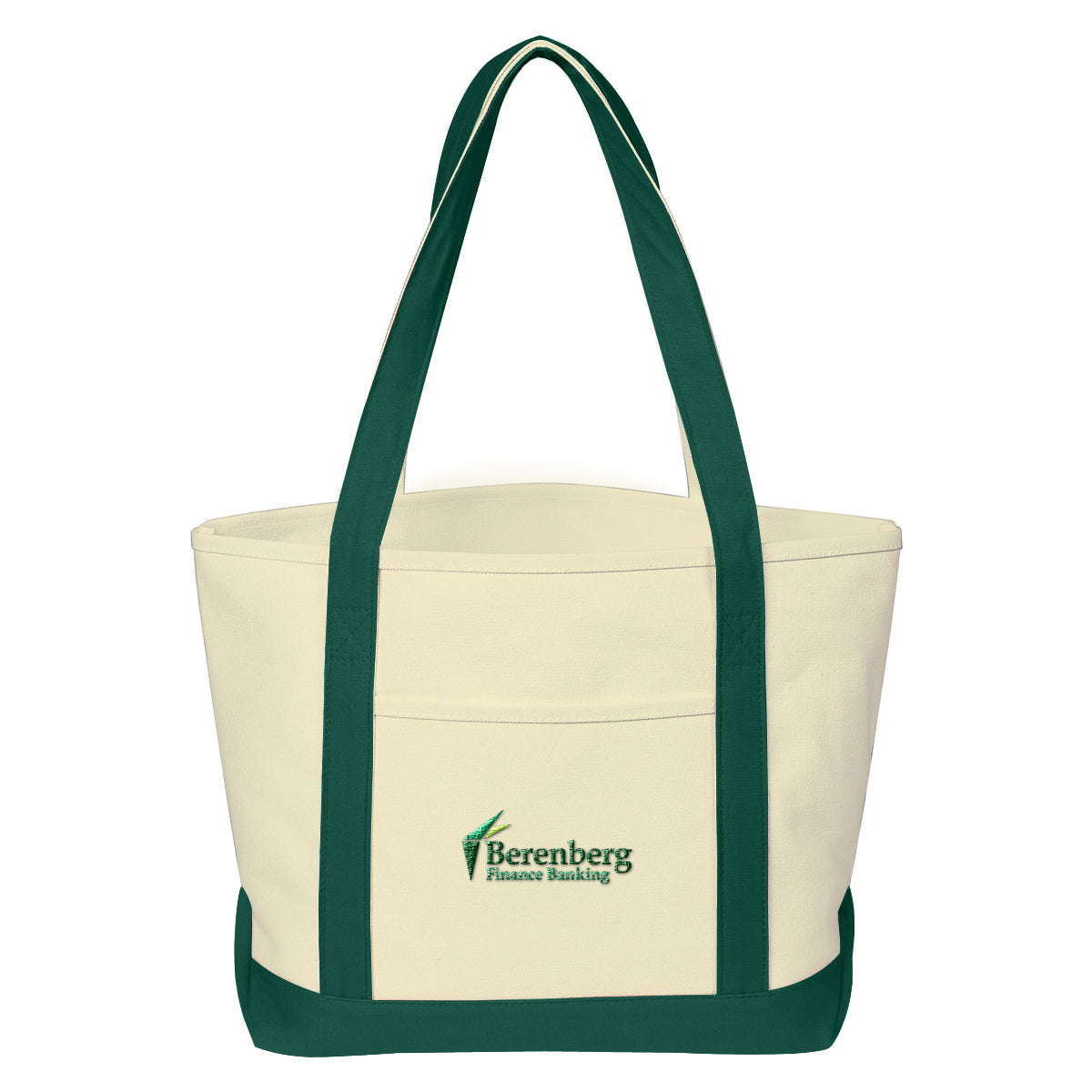 Medium Starboard Recycled Cotton Canvas Tote, 24 oz - Embroidery