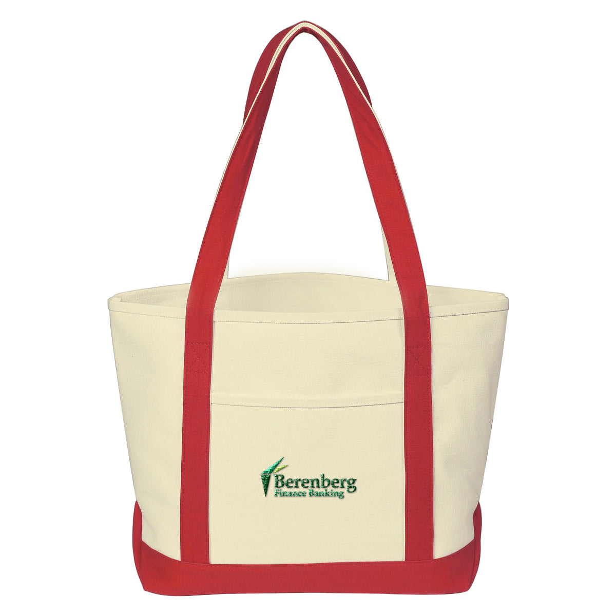 Medium Starboard Recycled Cotton Canvas Tote, 24 oz - Embroidery