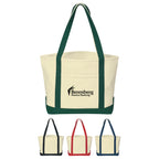 Medium Starboard Recycled Cotton Canvas Tote, 24 oz Embroidery