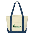 Medium Starboard Recycled Cotton Canvas Tote, 24 oz Embroidery - Colorbrite