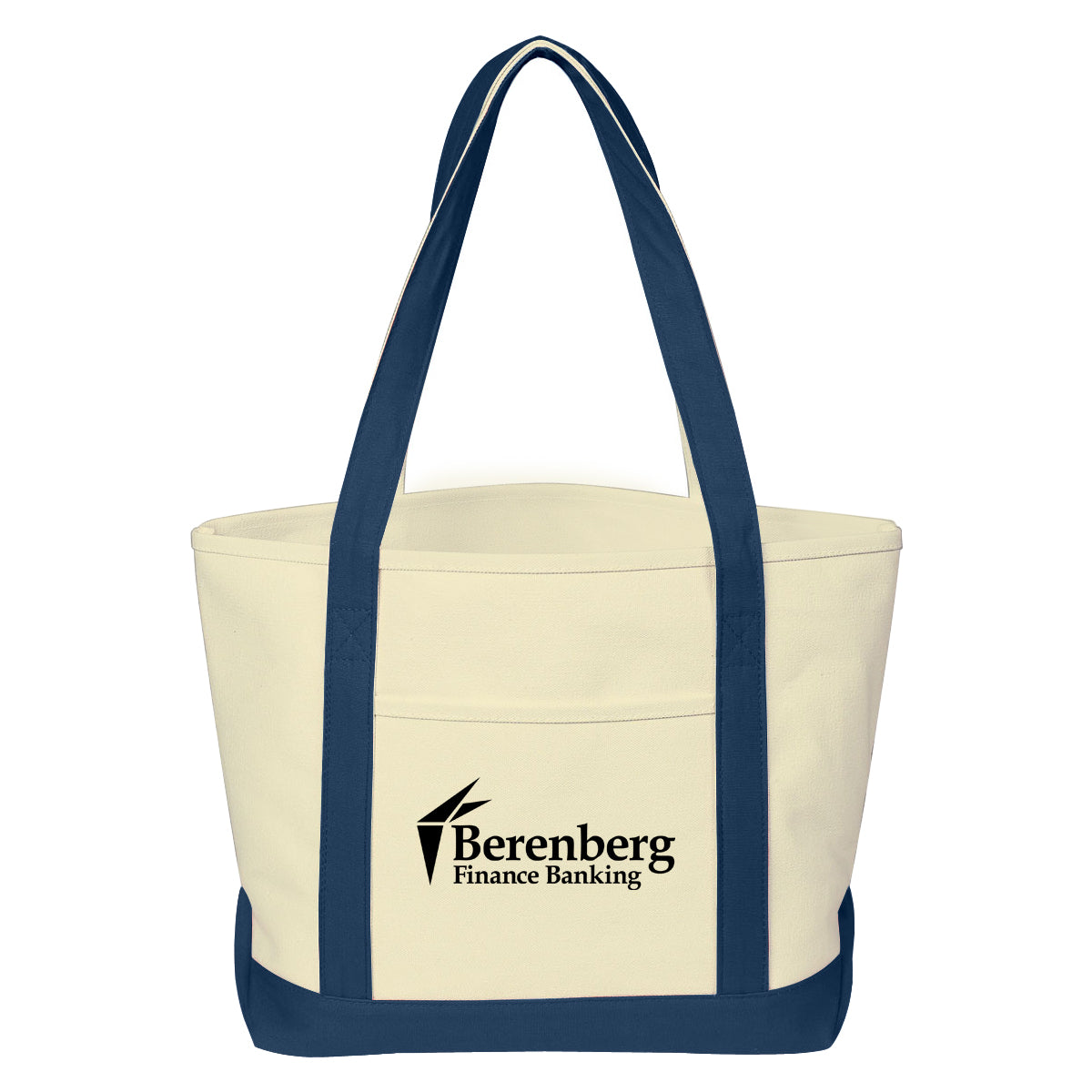 Medium Starboard Recycled Cotton Canvas Tote, 24 oz - Silk Screen