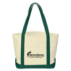 Medium Starboard Recycled Cotton Canvas Tote, 24 oz - Silk Screen