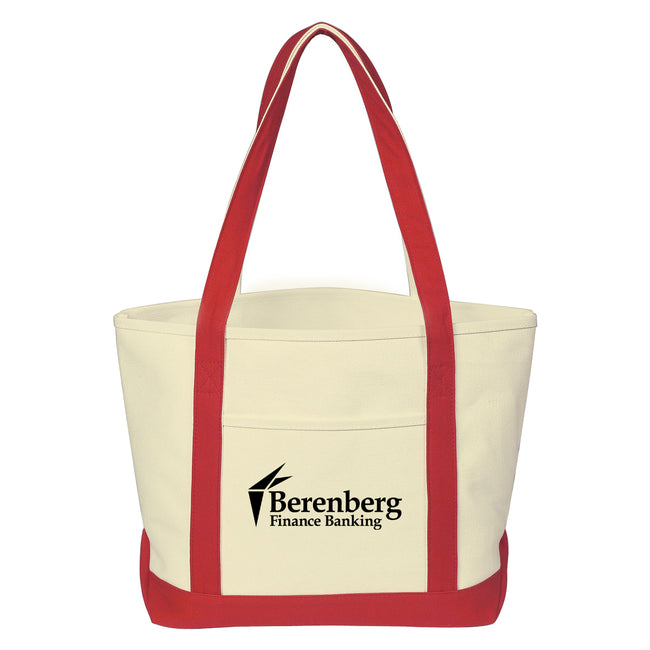 Medium Starboard Recycled Cotton Canvas Tote, 24 oz