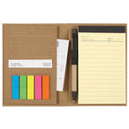 Meeting Mate Notebook, Pen and Sticky Flags - Natural - Propped