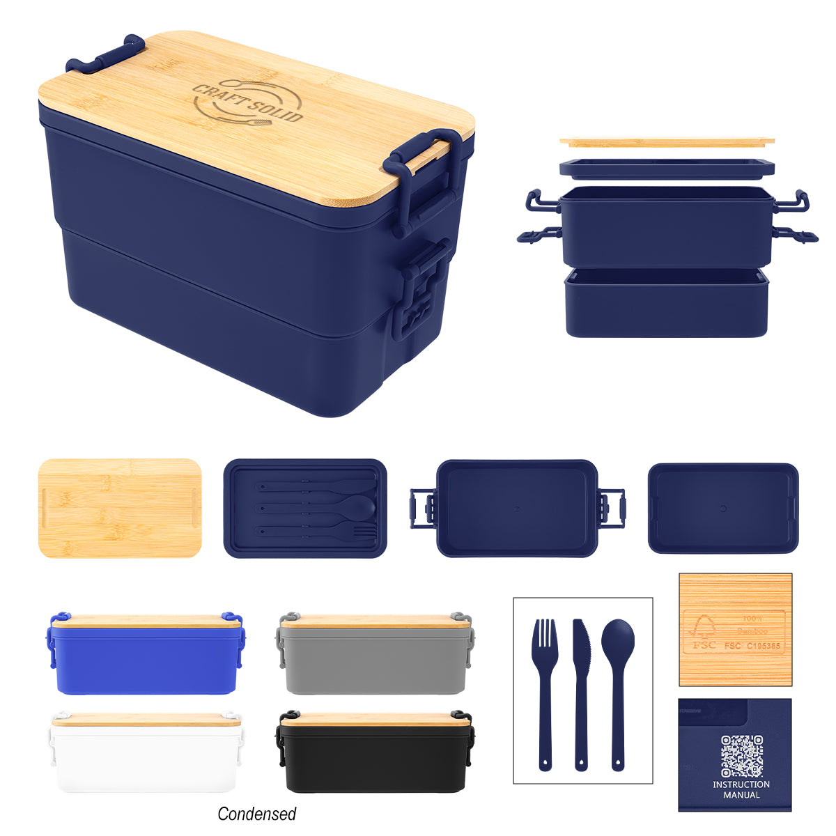 Mega Bites Bento Box, Stackable
