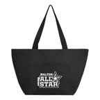 Mega Haul Tote Bag in Recycled PET - Black - Silk Screen