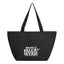 Mega Haul Tote Bag in Recycled PET - Black - Silk Screen