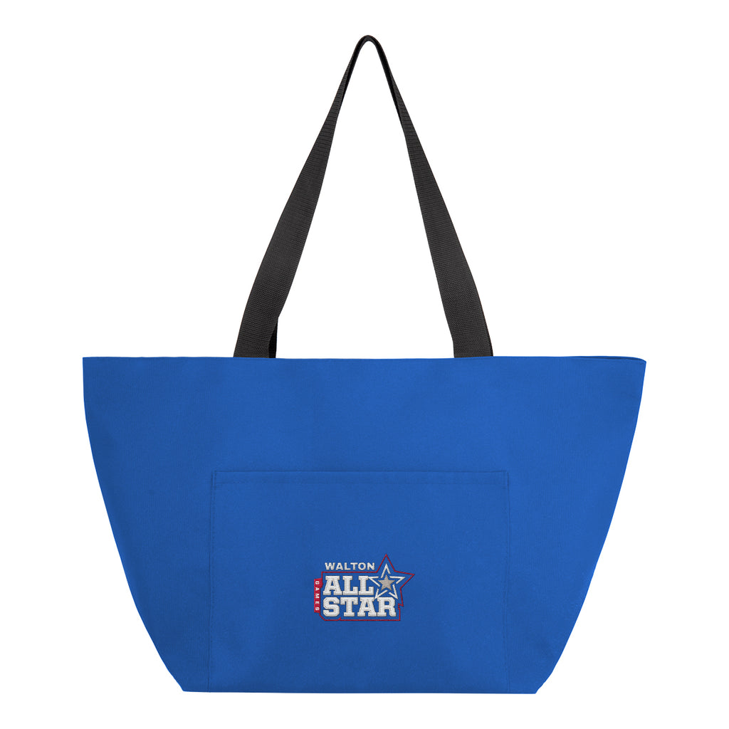 Mega Haul Tote Bag in Recycled PET - Royal Blue - Embroidery